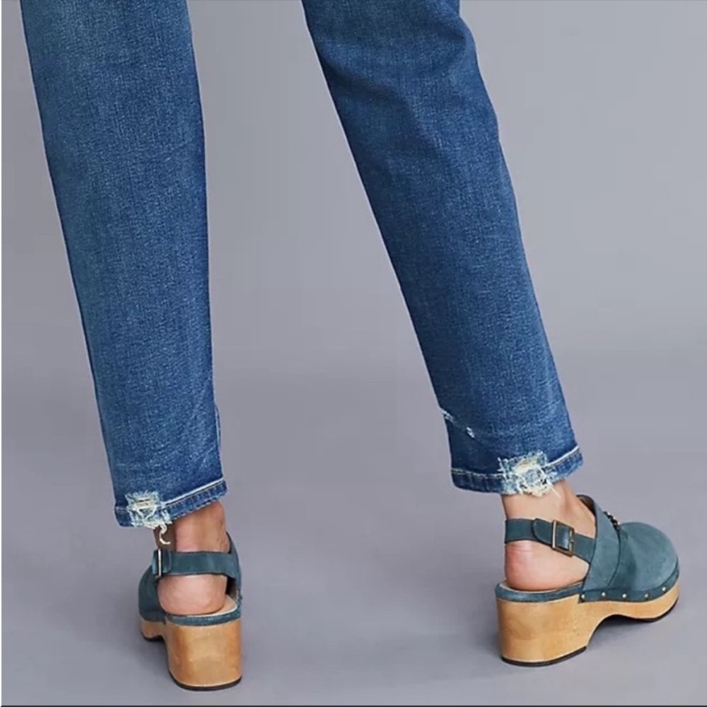 Anthropologie Pilcro Selvedge Borrowed Boyfriend Jeans Blue Plus 32 Relaxed NWT - Picture 5 of 8